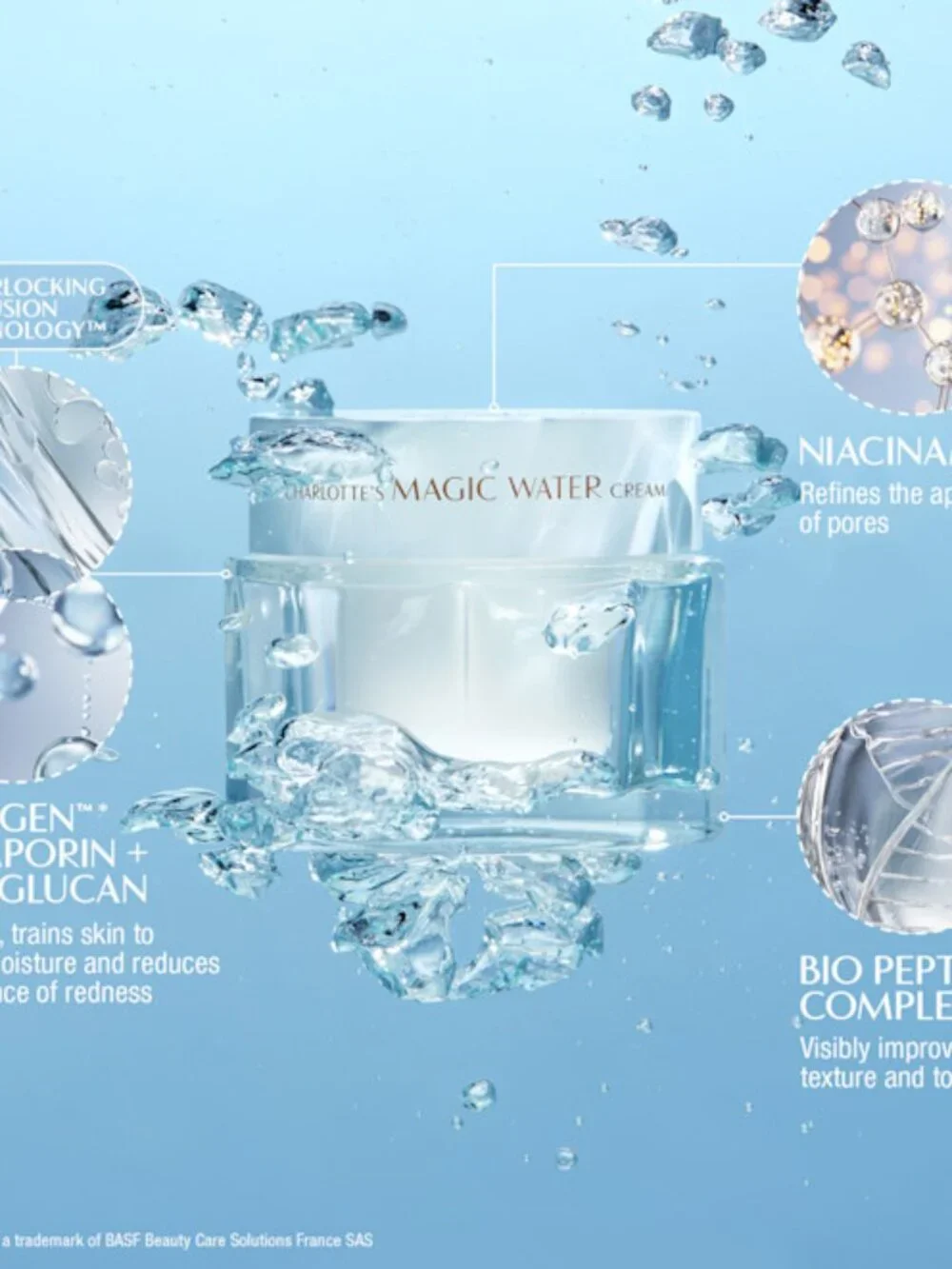 CHARLOTTE TILBURY MAGIC WATER CREAM 15 ML 0.5 OZ